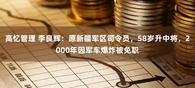 高忆管理 李良辉：原新疆军区司令员，58岁升中将，2000年因军车爆炸被免职
